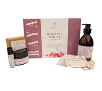 Raya Wellbeing Moments For Me - Natural 5-Piece Body & Hair Care Kit with Uplifting Floral Aromatherapy Scents - Spa Set Gift Set Pamper Kit Gifts for Mums Gifts for Women