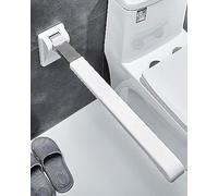 RAYACO Folding Handicap Grab Bars Rails Toilet Handrails Bathroom Support Safety Rail for Elderly Bariatric Disabled Stainless Steel Commode Accessories Hand Bar Railing Shower Aid Assist