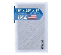 RAYAIR SUPPLY 16x25 Replacement Filter Pads Compatible with Dynamic Air Cleaner 16X25 Refill (1-Pack) White