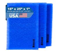 RAYAIR SUPPLY 16x25 Replacement Filter Pads Compatible with PremierOne PureFlo P6100 MS-1625 Refills (3 Pack)