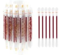 Rayakt 100PCS Disposable Iodine Cotton Swabs - Iodine for Wounds Iodophor Cotton Swabs,Individually Packaged Iodine Swabs for Emergency Wound Care, Skin Disinfection, Injury Cleaning & Outdoor Home