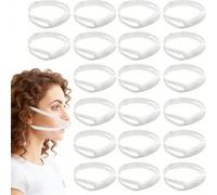 Rayakt 20 Pcs Elastic Nose Bandages, Breathable Nasal Dressing Holder, Nose Mesh Wound Bandage Nose Cover for External Nasal Support Everyday Care and Protection Supplies