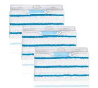 Rayakt 3 Pack Reusable Pad Refills with Dirt Chambers, Washable Microfiber Replacement Pads Compatible with Shark VacMop Vacuum Spray Mop, Mop Pads for VM252 VM250 VM205 VM200 VM190 VC205 QM250