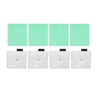 Rayakt CF2 Filter Service Pack 4 Month - 4+4pc Filter Pads Replacement Kit Compatible with Interpet CF2, Fish Tank Filters for Aquarium Water Purification & Maintenance Kit