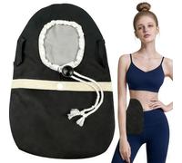 Rayakt Stoma Bag Covers, Reusable Ostomy Bag Covers, Washable Colostomy Bag with Odor Control, Ostomy Bag Shower Cover, Universal Fit for Ileostomy & Urostomy (Black)