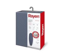 Rayan | XXL ironing board cover | 4 layers: foam, fleece | Titanium Coated Cover | Premium Range | 150x55 cm (Max. ironing board: 146 x 48 cm) Dark blue chevron