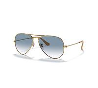 RayBan 3025 Aviator 001/3F Ø55 Frame Metal gold lenses Blue mirror Unisex Full R