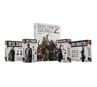 RAYBOX Games, Escape from Stalingrad Bundle: Book Set, Hero Miniatures, Beta, Advanced and Boss Zombie Miniatures (5 Items)