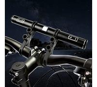 RAYCCI Bicycle Handlebar Extender with 4000mAh Power Bank,8.2in Bike Handlebar Extension Bracket for Speedometer,GPS,Mobile Phone Holder and Bike Light