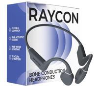 Raycon Bone Conduction Headphones, Open-Ear Bluetooth Sports Earbuds with Mic, IPX68 Water Resistant Headset for Workout and Running, 13hr Playtime, Gray