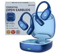 Raycon Essential Open Earbuds - True Wireless Open Ear Bluetooth 6.0 Headphones, Ultra-Lightweight, Comfort Hook Design, IPX5 Water Resistant, 36 Hours of Battery Life (Blue)