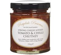 Raydale Preserves Strong Cheese Lover's Tomato and Chilli Chutney, 220 g