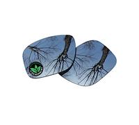 Raydi Polycarbonate Replacement Lenses for Arnette Fastball AN4202 Rectangular Sunglasses - Silver Titanium Mirror - Polarized