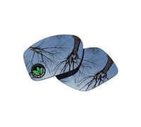 Raydi Polycarbonate Replacement Lenses for Costa Del Mar Diego 06S9034 Rectangular Sunglasses - Silver Titanium Mirror - Polarized