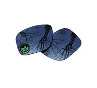 Raydi Polycarbonate Replacement Lenses for Oakley Fuel Cell OO9096 Rectangular Sunglasses - Black Chrome Mirror - Polarized