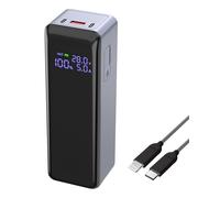 Raydyn 140W Power Bank, 3-Port USB C Portable Charger (148Wh), Digital Display, PD3.1 Fast Charging, External Battery Compatible with PC/iPhone 16/15/14/14 Series and More
