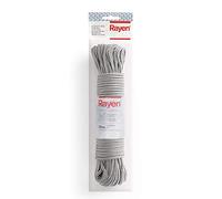Rayen | Clothes Line | Nylon Rope | Indoor & Outdoor | Non Slip | 20m Length | Grey Colour