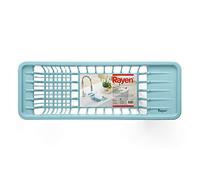 Rayen Dish Drainer, Blue, Medidas: 45,5 x 16,3 x 10 cm