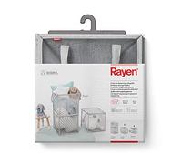 Rayen | Storage Basket | Foldable | Multifunctional | Strong Mesh | Ideal for Toys | 2 Levels: 62 x 30 x 30 cm | 1 Level: 30 x 30 x 30 cm | Folded: 30 x 30 x 3.5 cm