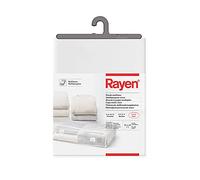 Rayen Storage box bedclothes. Zip-up PVA bag for clothes with breathable, folding and resistant vent. 45 x 103 x 16 cm. Translucent, Peva