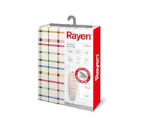 Rayen Ironing Board Cover, 3 layers: Foam, flannelette and 100% cotton fabric, Coloured Stripes, 150 X 55