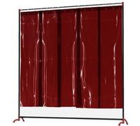 Rayflex Group - Portable PVC Welding Screen with Frame (2065mm Width x 1900mm Height) for Frequent Welding Applications. Robust and Flexible Solution to Welding Flash, Sparks and Flying Projectiles