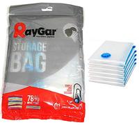 RayGar 6 Bags Pack Vacuum Compressed Storage Saving Bags 70 X 50 cm Clothing, Duvets, Bedding, Pillows, Curtains, Travelling - New