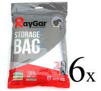 RayGar 6 Large Vacuum Compressed Storage Saving Space Bag Bags 100 X 80 cm Clothing, Duvets, Bedding, Pillows, Curtains & Travel - New