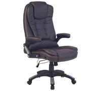 RayGar Luxury Reclining Office Chair Computer Desk Chair in Faux Leather in Brown | Size: 1 Pack RayGar Brown 1 Pack