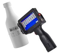 RayGenius Handheld Inkjet Printer Gun Portable Handheld Printer, 12.7mm Bulk Qr Code Barcode Printer, Smart Inkjet Fast Dry Printing