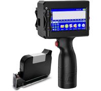RayGenius Handheld Inkjet Printer, Portable Inkjet Printer Gun, 0.07-1.0 Inch Print Height For Barcode Labels Text Logos Qr Codes Lot Numbers