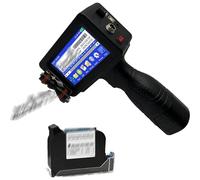 RayGenius Inkjet Printer,Portable Hd Handheld Inkjet Printer with 4.3 Inch Touchsn Intelligent Barcode Printer Support Logo Date Qr Code Symbols Batch.