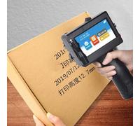 RayGenius Portable Inkjet Printer 4.3 Inch LED Touch Screen Quick Dry Cartridge Handheld Printer for Label/Production Date/Barcode HD Inkjet Code Printer.