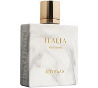 RAYHAAN ITALIA FOR MEN EDP 100 ml, parfum de luxe pour homme, design marbre blanc, parfum premium avec coffret cadeaux