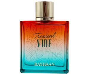 Rayhaan Tropical Vibe - Fruity, Floral, Fresh, Woody - Eau de Parfum Spray Long-Lasting Fragrance for Everyone, 3.4 Ounce / 100 ml