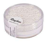 RAYHER 14589102 Rocailles verwachst, 2,6 mm, Dose 7g, Weiãÿ
