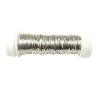 Rayher 2406022 Brilliant Wire Flat 1 mm Diameter 1 Spool of 20 m