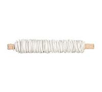 Rayher 24116102 Paper covered wire, 0.55mm ø, white