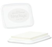 Rayher 29117102 Versa Magic Chalk Stamp Pad for Papercrafts, Card Making and Scrapbooking, Pigment Ink Pad, cloud White, 9.9 x 6.8 x 1.9 cm