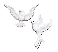Rayher 3110200 Wax Motif Dove Painted 2 Pieces
