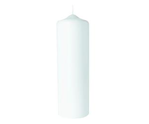 Rayher 3140700 White Pillar Candle for Wedding or Christening, Plain Candle for DIY Candle Decoration Ideas, Diameter 8 cm, Height 25 cm