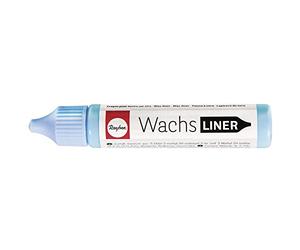 Rayher 31500358 Wax Liner Bottle 30 ml, babyblau