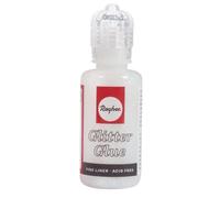 Rayher 33841120 Glitter Glue Iridescent 20 ml bottle, moonstone