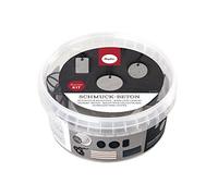 Rayher 34210000 Concrete Jewellery Kit, Cement for Jewellery Making