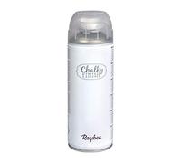 Rayher 34371102 Chalky Finish Spray Paint for Crafts and Spray Painting Art, Multi-Surface Chalk Paint, White, 400 ml