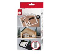 Rayher 36164000 Silicone Mould Mini Nativity Scene, 14.5 x 26 x 1 cm, Mould with 12 Individual Motifs, for Pouring with Creative Concrete, Jewellery Concrete, Raysin Casting Powder, Casting Resin,