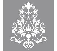 Rayher 38901000 Reusable Stencil with Brocade Design, Stencil Mask for craft and home décor projects