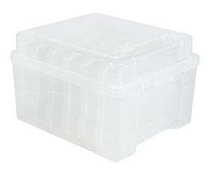Rayher 39572000 Storage Box with 6 compartments, 210x185x140mm