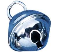 Rayher 4-Piece Decorative-Metal Bells, Metal, Platinum, 12.6 x 8 x 3.1 cm