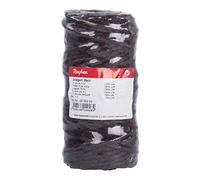 Rayher 4200405 Jute Twine 6Ply, Jute String for Craft, Floristry and Decorations, Diameter 6mm, Length 35m, Dark Brown